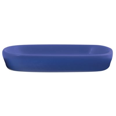 Porte savon en céramique, bleu royal, MSV Maonie