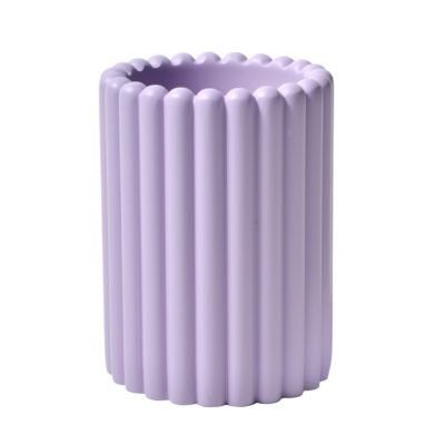 Gobelet de salle de bains en polyrésine, lavande, MSV Keoni