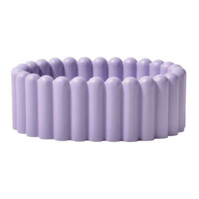 Porte savon en polyrésine, lavande, MSV Keoni