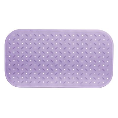 Tapis de fond de bain antidérapant 36x65 cm, lavande, MSV Class