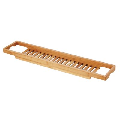 Pont de baignoire en bambou MSV L. 70 x P. 14,7