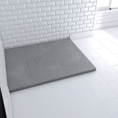 Receveur de douche extraplat résine SMC Stone 2 80x100 - vue 9
