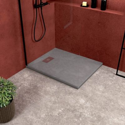 Receveur de douche extraplat résine SMC Stone 2 80x100 - vue 6