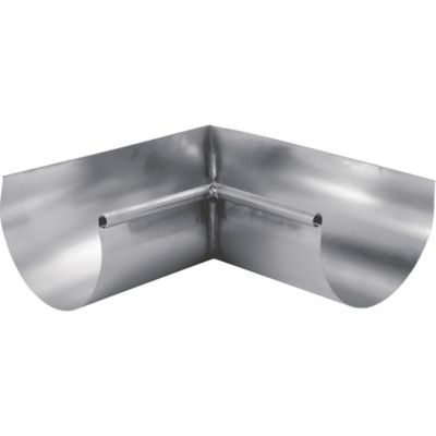 Angle intérieur zinc Ø33 mm gris Scover