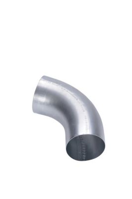 Coude cintré soudé zinc Ø80 mm L.22 cm