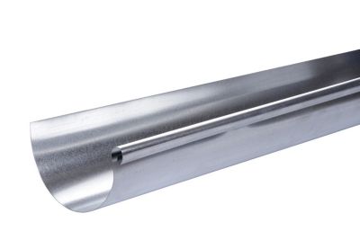 Gouttière galva 1/2 Ø33 mm L.4 m métallique