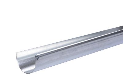 Gouttière acier galvanisé 1/2 Ø25 mm L.200 cm