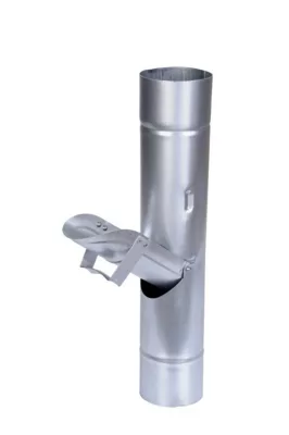 Récupérateur d'eau à clapet galva Ø80 mm