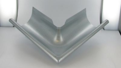 Angle extérieur galva Ø25 mm L.30 cm