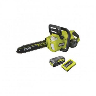 Pack RYOBI Tronçonneuse 36V LithiumPlus Brushless 2 Batteries 4.0Ah 5.0Ah 1 Chargeur