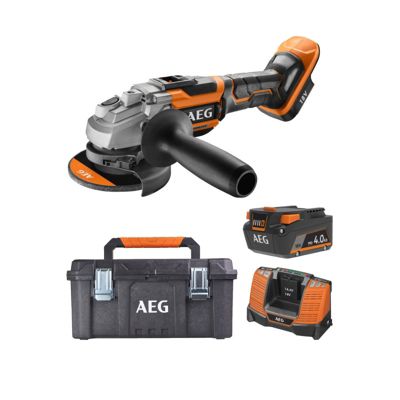 Meuleuse D'Angle AEG BEWS18-125BL-0 – Brushless, 18V, Batterie 4.0 Ah - vue 3