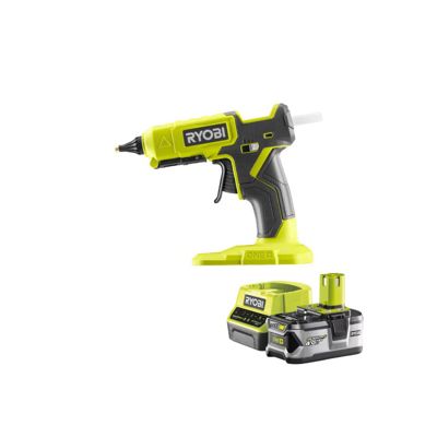 Pack RYOBI Pistolet à colle 2 températures 18V One+ RGL18 0 1 Batterie 4.0Ah 1 Chargeur rapide RC18120 140 - vue 2