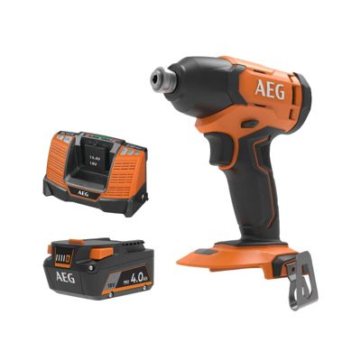 Pack AEG 18V Visseuse à chocs 200Nm Batterie 4.0 Ah Chargeur - vue 2