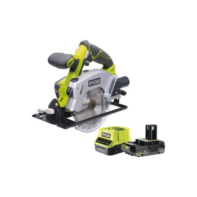 Pack RYOBI Scie circulaire RWSL1801M 18V One+ 1 Batterie 2.0Ah 1 Chargeur rapide - vue 2