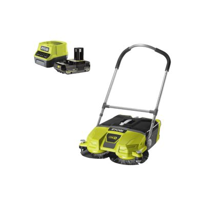 Pack RYOBI Balayeuse motorisée R18SW3 0 18V One+ 533 mm 1 batterie 2.0Ah 1 chargeur rapide RC18120 120 - vue 6