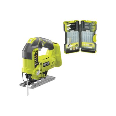 Pack RYOBI Scie sauteuse pendulaire R18JS 0 18 V One+ sans batterie ni chargeur Coffret de20 lames panachées bois et métal 75 - vue 3