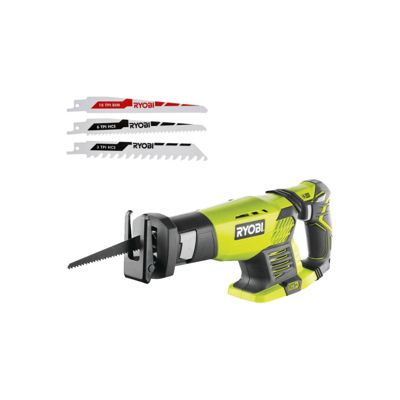 Pack RYOBI Scie sabre RRS1801M 18V One+ sans batterie ni chargeur Lot de 3 lames RAK3RBWM spéciales scie sabre - vue 8