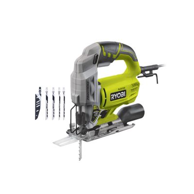 Ryobi Pack Scie sauteuse électrique RJS750-G - 500W - 75mm - bois - lot de 5 lames - 100mm - RAK05JSBFC Marron - vue 2