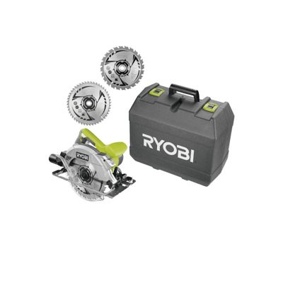 Pack RYOBI Scie circulaire RCS1600 K2B 66mm 1 lame 48 dents 2 lames 24 dents