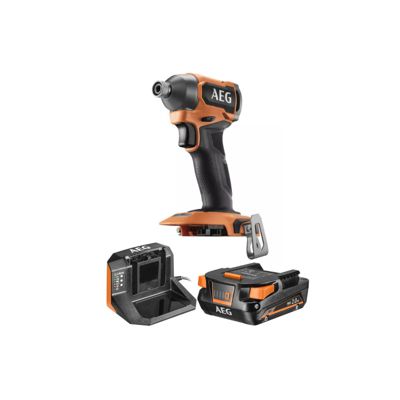 Pack AEG Visseuse à chocs AEG BSS18SBL2 0 18V Brushless Subcompact 1 batterie 2.0Ah 1 chargeur SETL1820S - vue 3