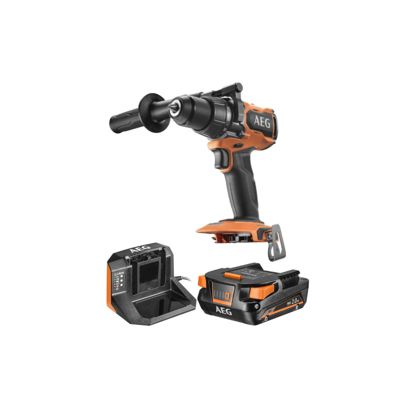 Pack AEG Perceuse à percussion BSB18SBL 0 18V Brushless 1 batterie 2.0Ah 1 chargeur SETL1820S - vue 2
