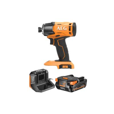Pack AEG Visseuse à chocs BSS18C2 0 18V 1 batterie 2.0Ah 1 chargeur SETL1820S - vue 2