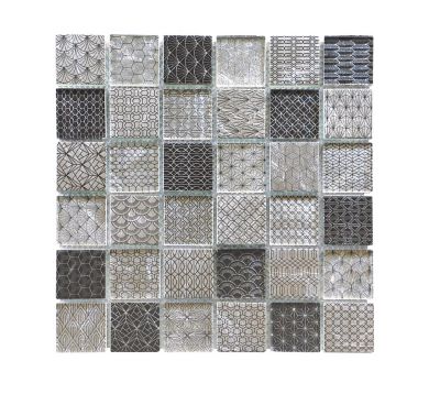 Mosaïque Tennessee noir et blanc 4,8 x 4,8 cm