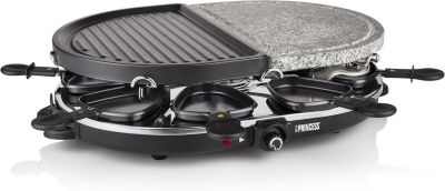 Raclette grill pierre à cuire 8 personnes 1200 W