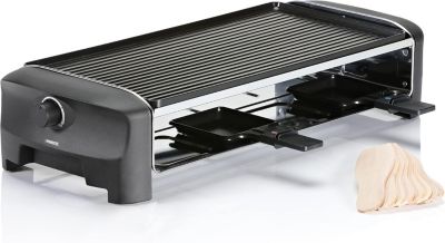Raclette Grill Plancha 8 personnes 1300 W Noir