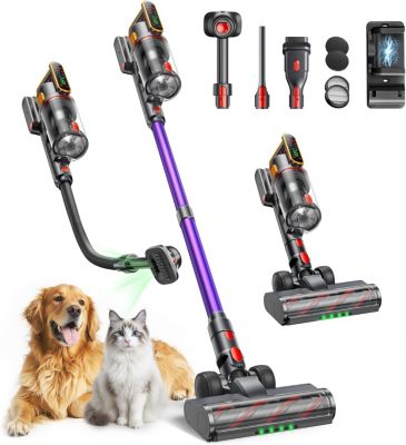 Aspirateur Balai Sans Fil 50kPa HEPA 65 min Neuf - vue 3