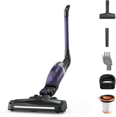Aspirateur balai sans fil compact et léger avec LED