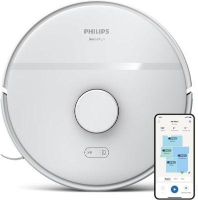 Aspirateur robot laveur 2700 Pa connecté 130 min