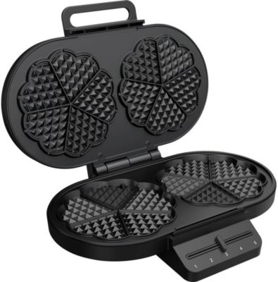Gaufrier Moderne Coeur 1200W, 10 Gaufres