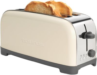 Grille-pain Rétro 1500W 2 Fentes Inox