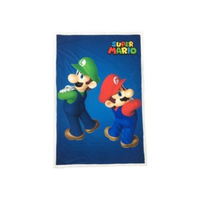 Couverture Sherpa MARIO BROS Mario & Luigi 100 x 150 cm - vue 2