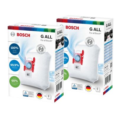 BOSCH LOT 8 X SACS ASPIRATEUR BOSCH TYPE G MICROFIBRE BBZ41FGALL COMPATIBLE SIEMENS - vue 2