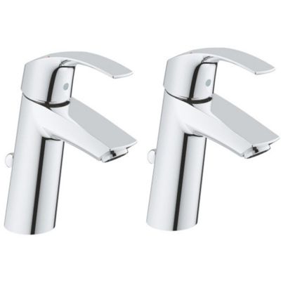 GROHE Lot de 2 Mitigeurs lavabo Eurosmart taille M
