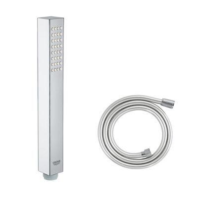 Douchette 1 jet Vitalio Joy Cube Stick chromé avec flexible 150