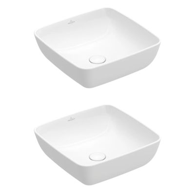 Lot de deux vasques carrées à poser VILLEROY ET BOCH Artis