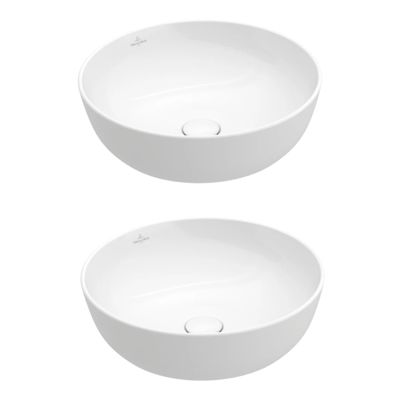 Lot de deux vasques rondes à poser VILLEROY ET BOCH Artis