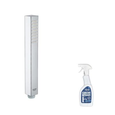 Pommeau de douche GROHE Quickfix Vitalio Joy Cube Stick + nettoyant GrohClean