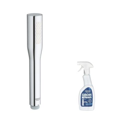 Pommeau de douche GROHE Quickfix Vitalio Get Stick + nettoyant GrohClean