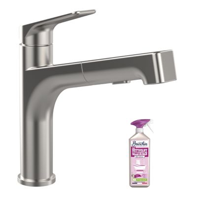 Robinet cuisine VILLEROY ET BOCH Junis Sky Shower + nettoyant