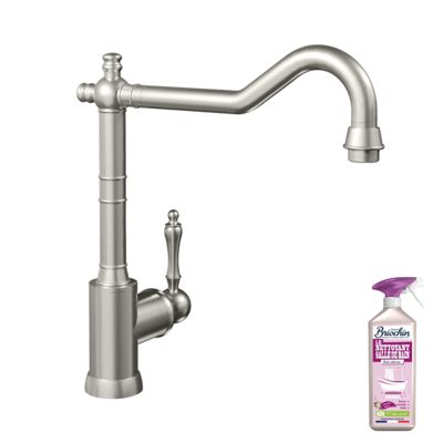 Robinet cuisine VILLEROY ET BOCH Avia 2.0 Acier massif + nettoyant