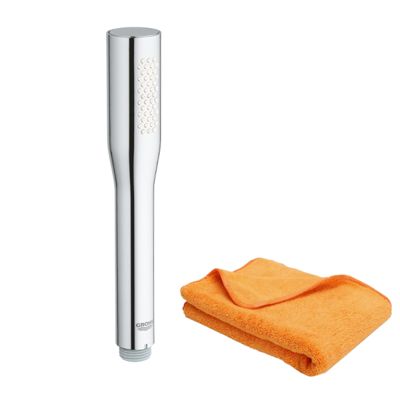Pommeau de douche Quickfix Vitalio Get Stick + microfibre