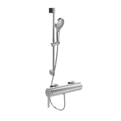 Mitigeur mécanique douche VILLEROY ET BOCH Dawn Chrome + Ensemble de douche VILLEROY ET BOCH Verve Showers 3 jets