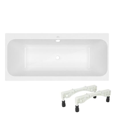 Baignoire droite 170 x 70 VILLEROY & BOCH Architectura avec pieds - vue 2