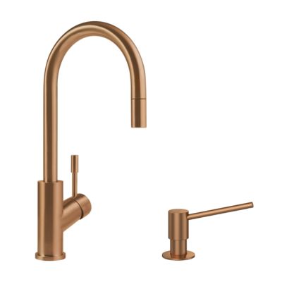 Robinet cuisine VILLEROY ET BOCH Umbrella flex + Distributeur de savon