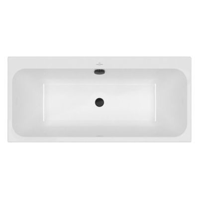 Baignoire droite 170 x 70 VILLEROY & BOCH Architectura + Vidage de baignoire WIRQUIN