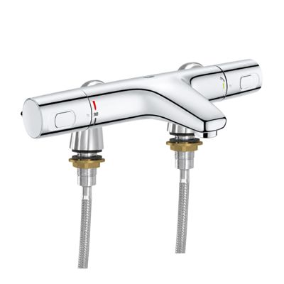 Mitigeur baignoire thermostatique GROHE Precision Trend avec colonnettes Idro'Flex